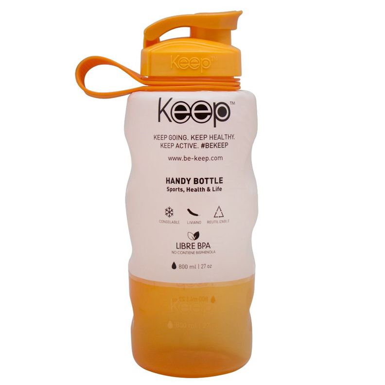 Botella Colores Keep 800Ml - Naranja Naranjo