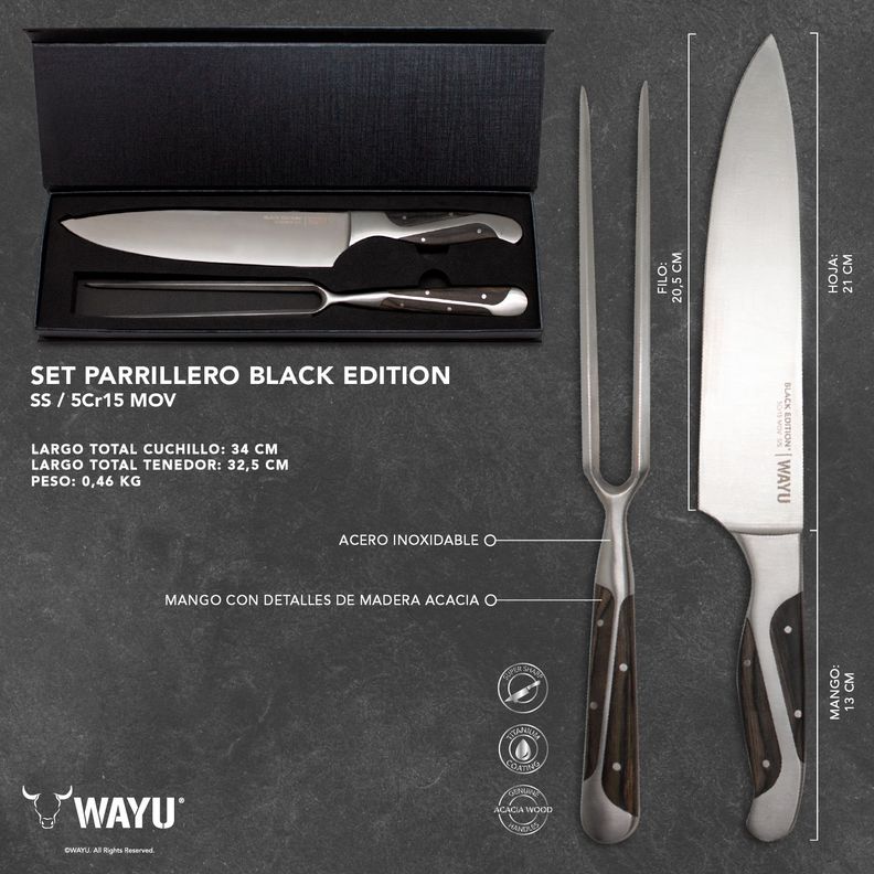 Set Parrillero Black Edition Wayu-3