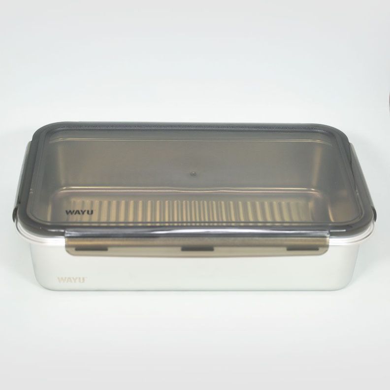 HERMETICO ACERO MICROSAFE 5L Plateado