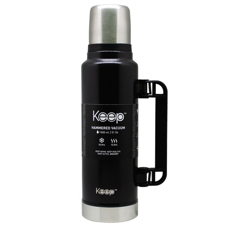 TERMO HAMMERED 1.5LTS KEEP - NEGRO