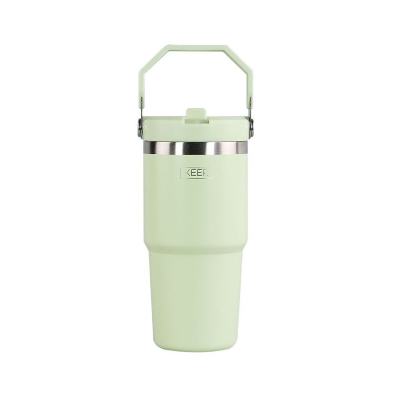 BOTELLA INSULADA CON MANGO 590ML KEEP PISTACHO