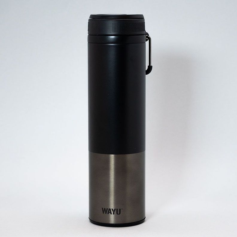 Botella 500Ml Insulated Black Wayu Negro