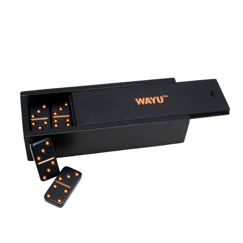 Juego De Dominó Caja Madera Wayu-0