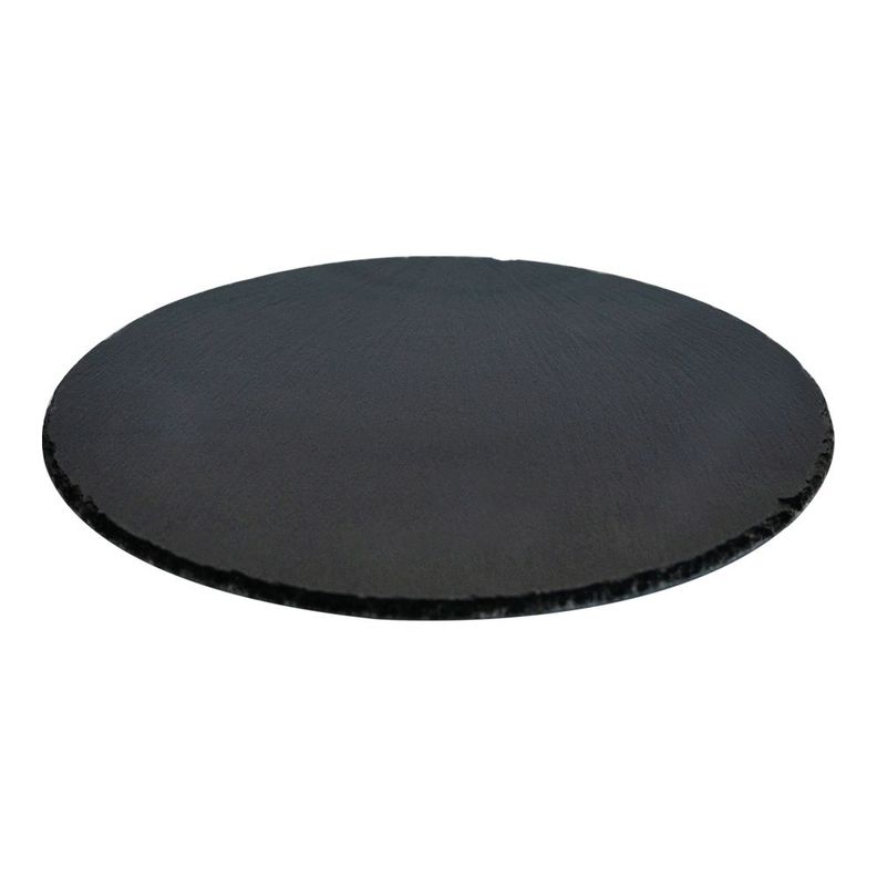 Plato Redondo Piedra Pizarra 25 Cm Wayu-0