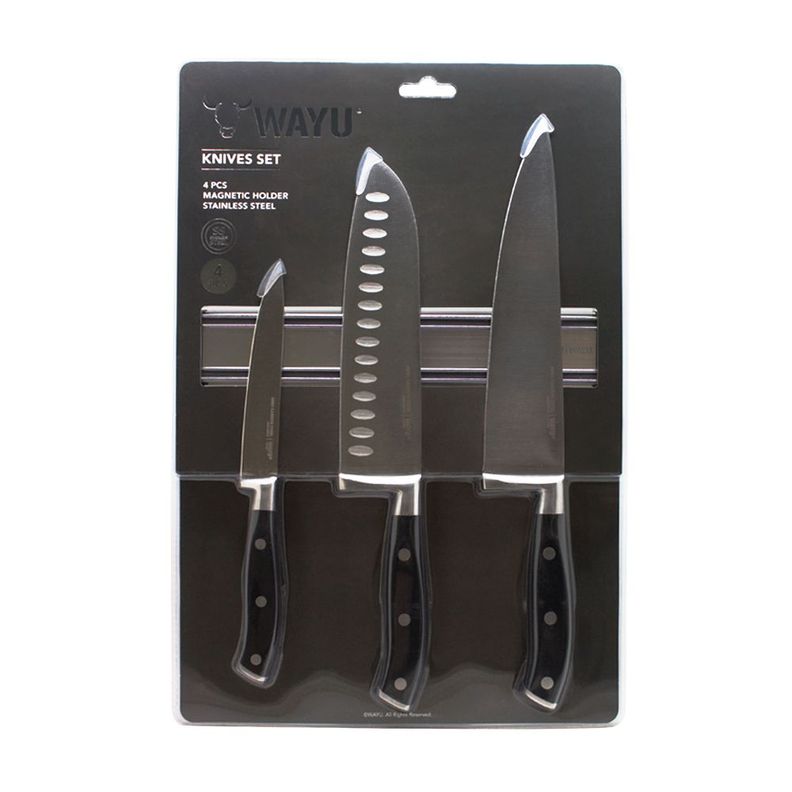 Set Cuchillo y Block Magnético Wayu-3
