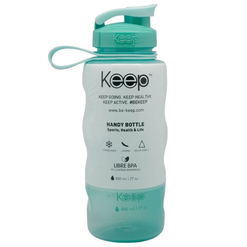 Botella Colores 800ml keep -CELESTE