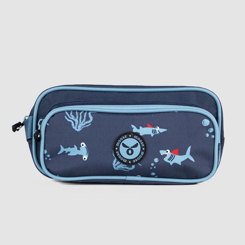 Estuche Bolsillos Kids Sharky Moose Celeste [ 450 ]