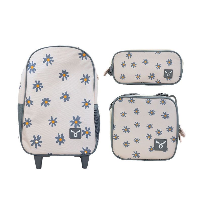 Pack Escolar Kids Flowers Moose Blanco