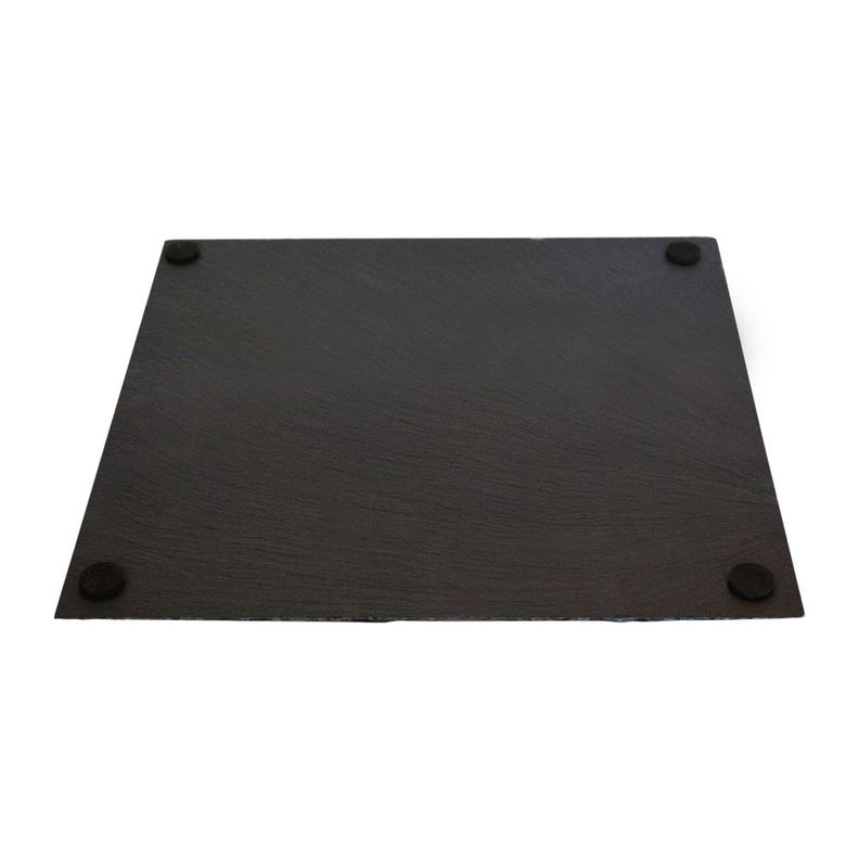 Plato Cuadrado Piedra Pizarra 25x25 Cm Wayu-2