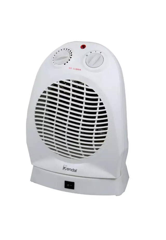 Calefactor Electrico Termoventilador Oscilante Estufa Kendal Fh 120S Blanco