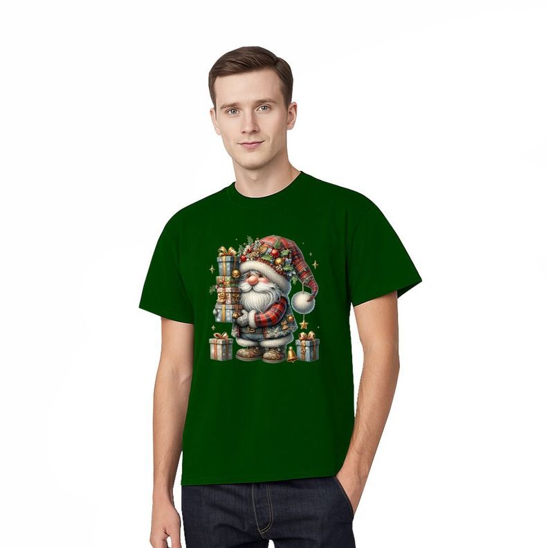 Poleras Navidad Algodon Manga Corta Unisex Ref6