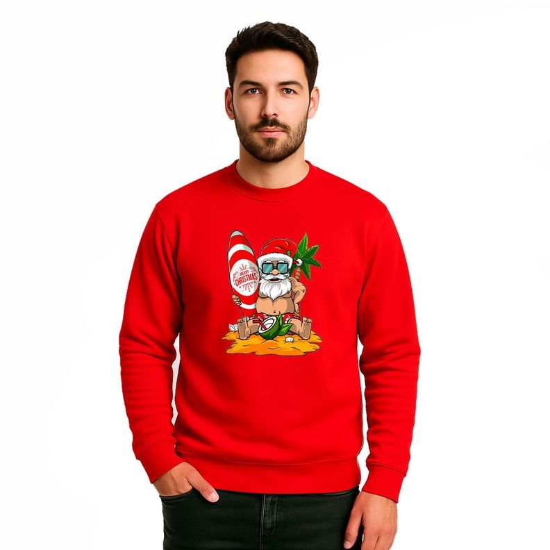 Poleron Polo Navidad Cuello Redondo Algodon Varios Colores ref4