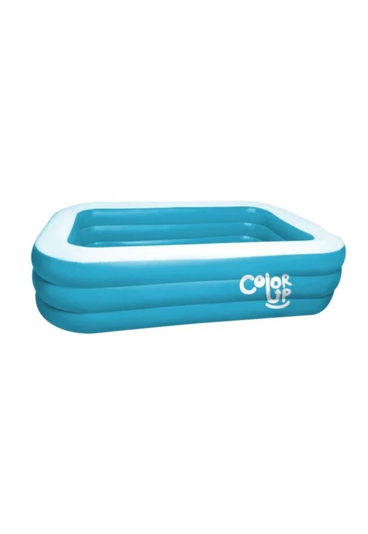 Piscina Inflable Infantil Azul 210x150x60 CM-2