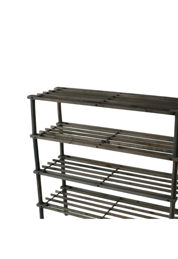 Zapatero Organizador Madera 4 Niveles 67x63x26 CM Caoba-2