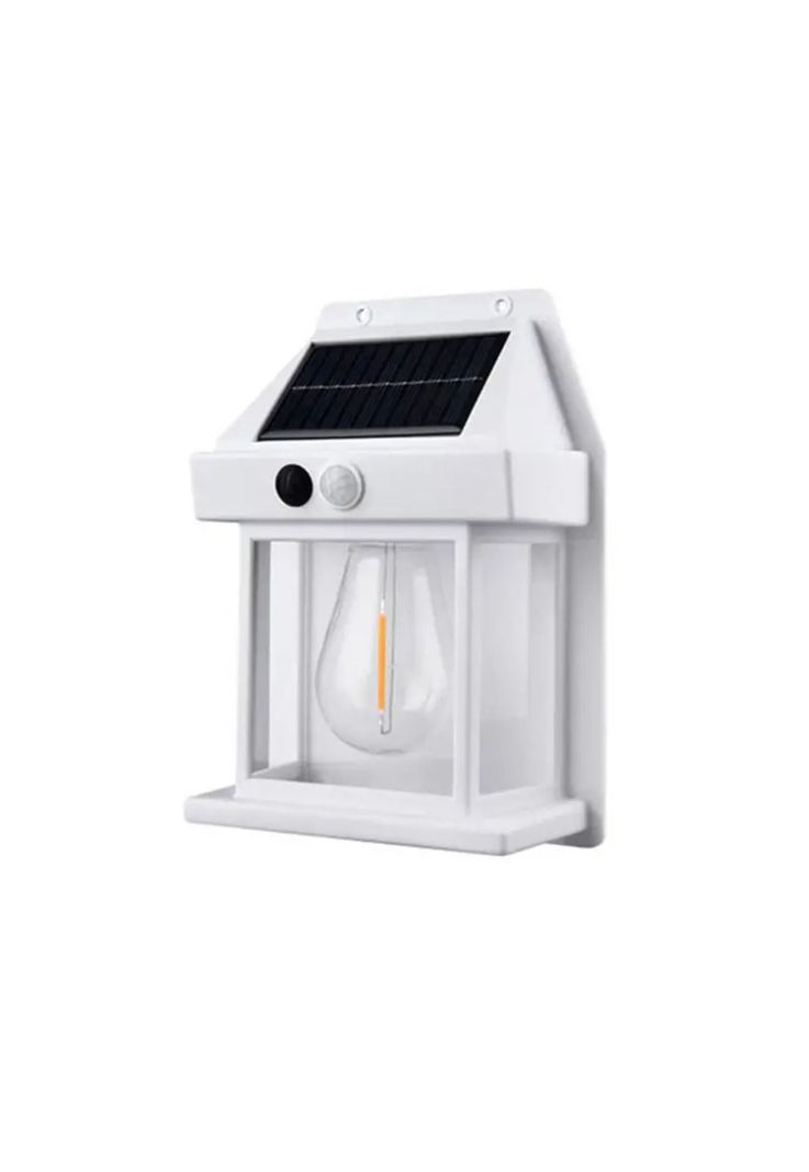 Farol Foco Solar Pared Sensor Movimiento 3.2 V Luz Cálida Blanco-0
