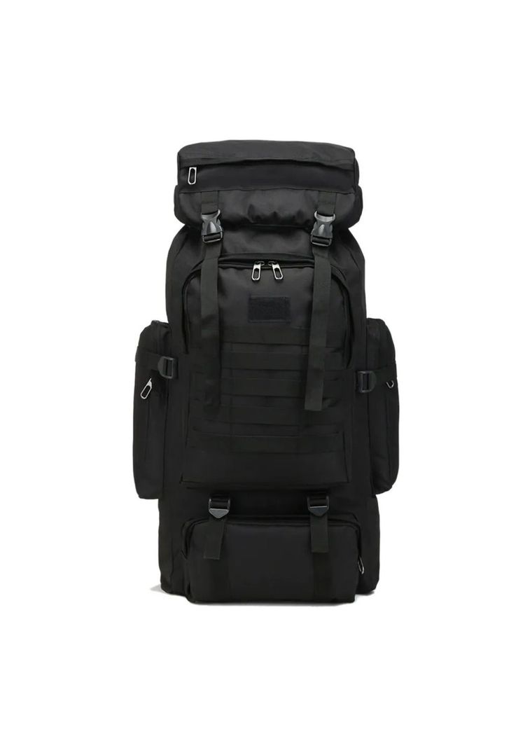 Mochila Táctica Camping Trekking Senderismo 80 L Negro-3