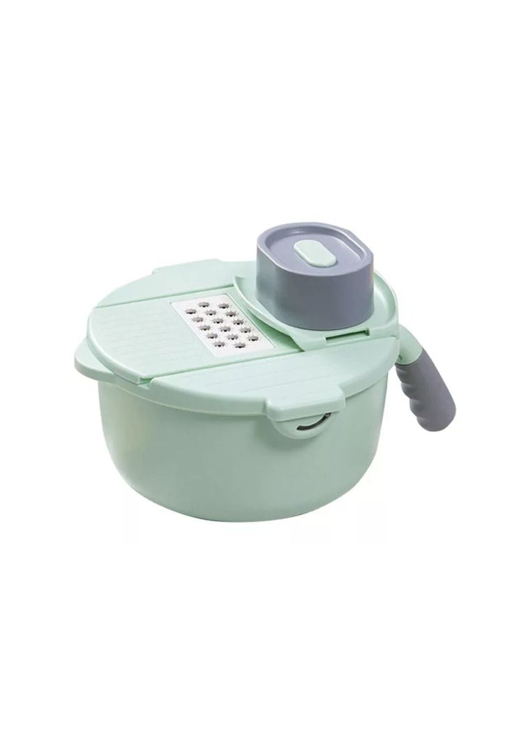 Cortador Picador Rallador Verduras Frutas Giratorio 9 en 1-0