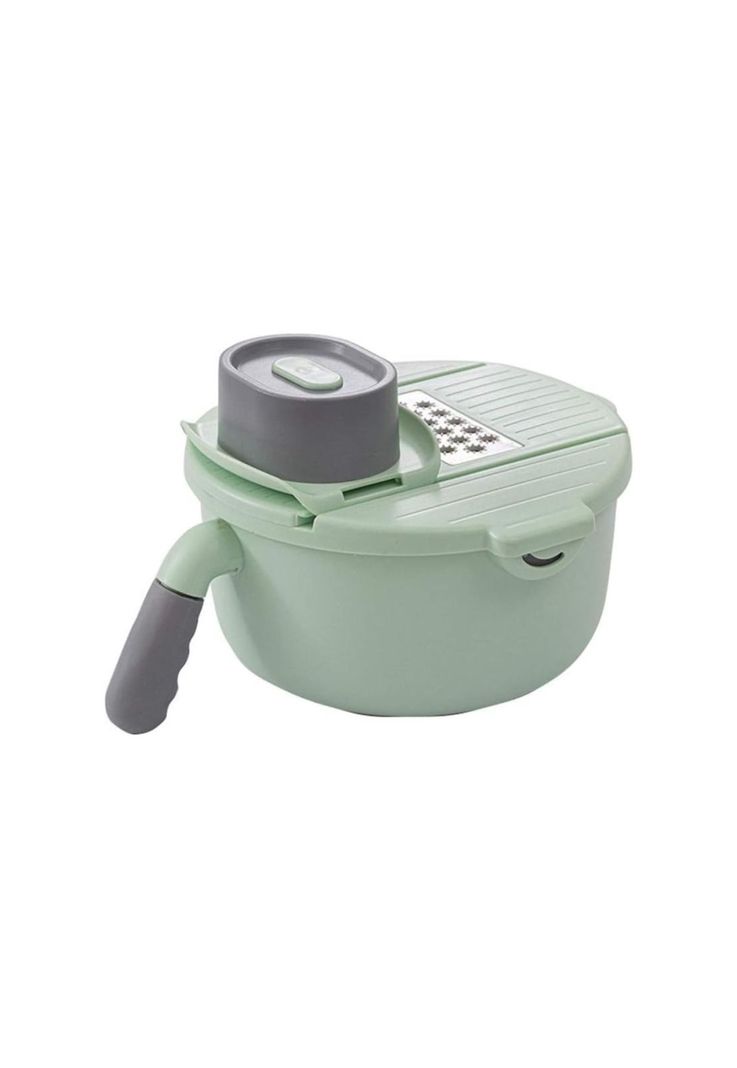 Cortador Picador Rallador Verduras Frutas Giratorio 9 en 1-2