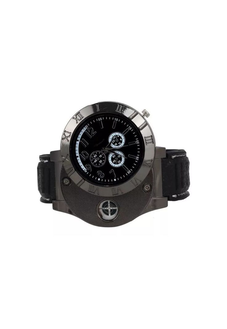 Reloj Pulsera Encendedor Recargable Usb Luz Led Hombre-1