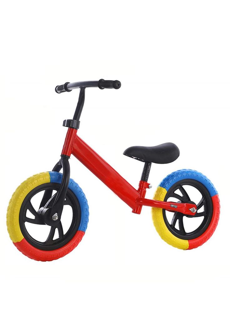 Bicicleta Equilibrio Sin Pedales Infantil Aprendizaje Roja-0
