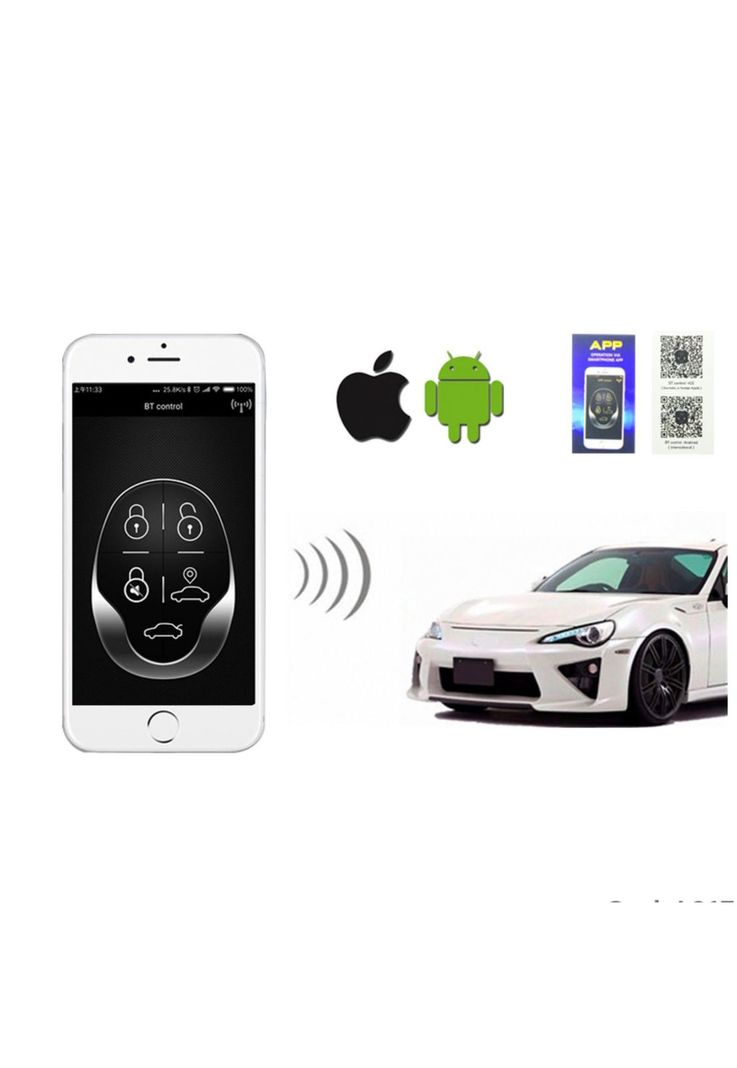 Alarma Auto Smartphone Android IOS Control Remoto-5