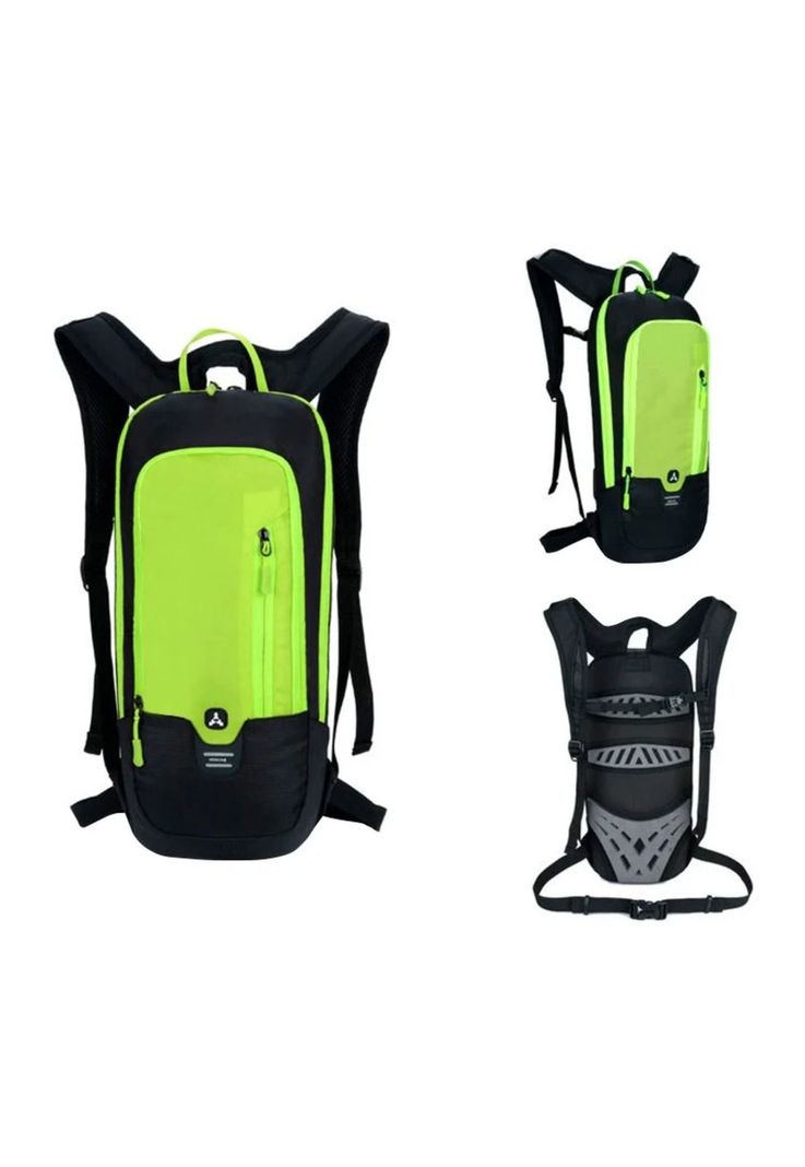 Mochila Hidratación Deportes Trecking Ciclista 2 LT Verde-1