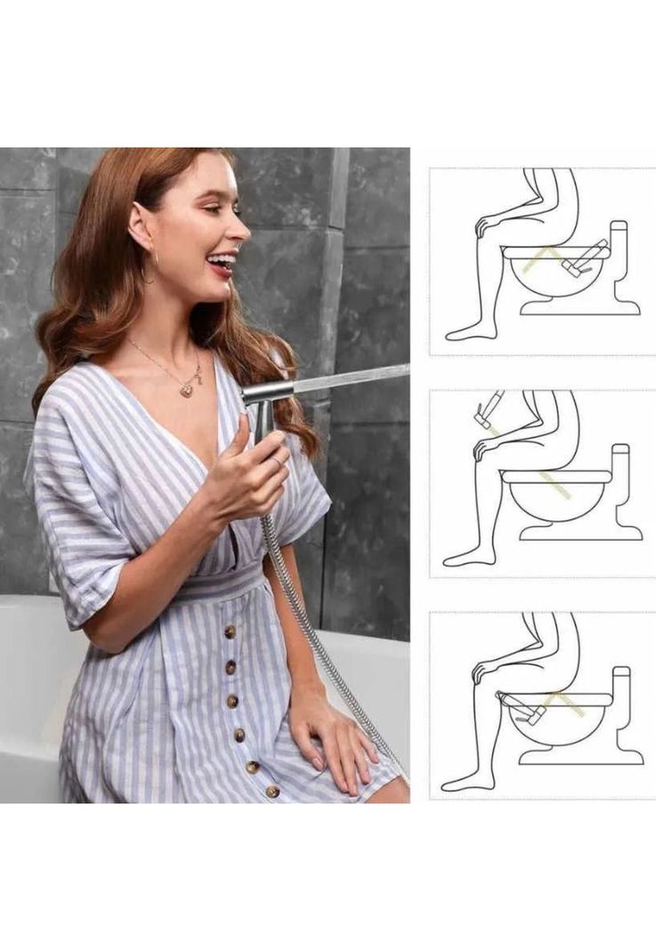 Ducha Bidet WC Árabe Acero Inoxidable-4