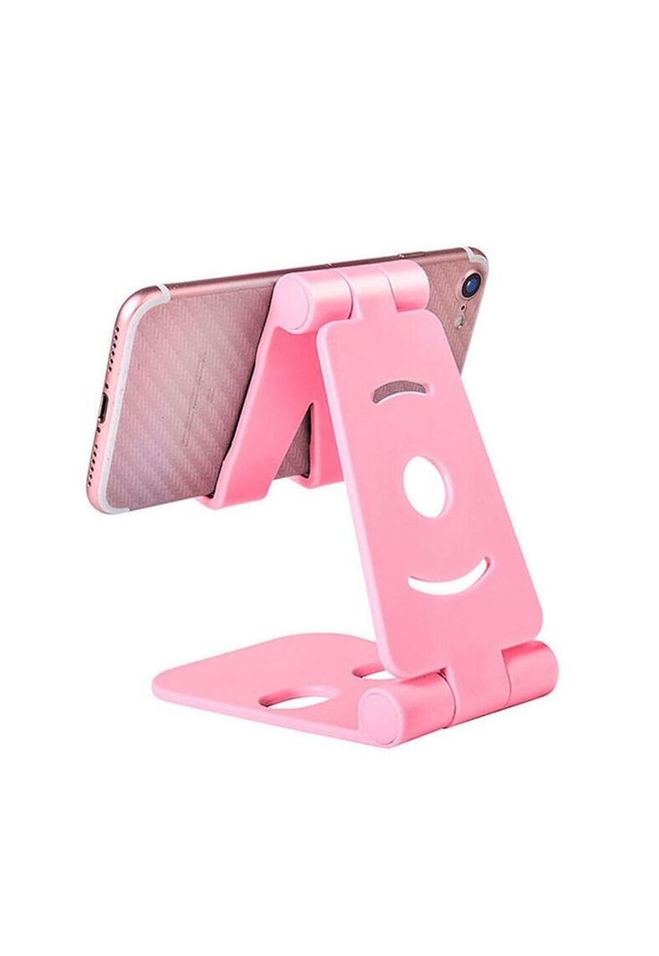 Soporte Celular Tablet Escritorio Mesa Rosado-4