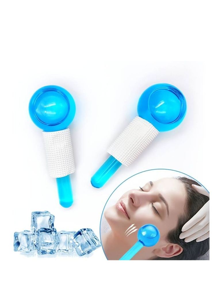 Bolas Masajeadora Cristal Facial Frio Calor-2