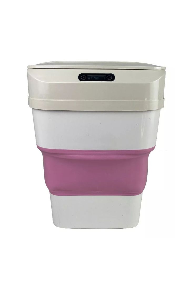 Papelera Basurero Inteligente Sensor Digital Infrarrojo Rosa-1