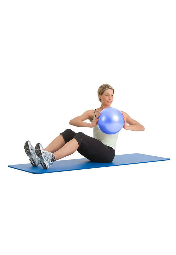 Pelota Yoga Deportes Pilates Pequeña Azul-3