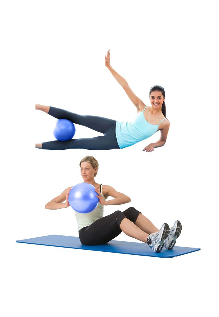 Pelota Yoga Deportes Pilates Pequeña Azul-4