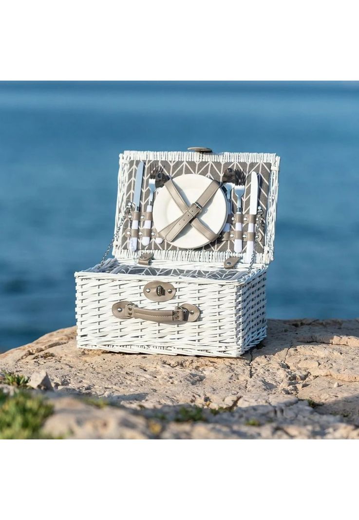 Cesta Cooler Mimbre Aluminio 39x26x19 CM Picnic Midland-3