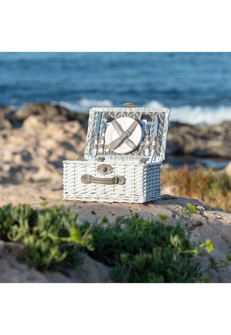 Cesta Cooler Mimbre Aluminio 39x26x19 CM Picnic Midland-4