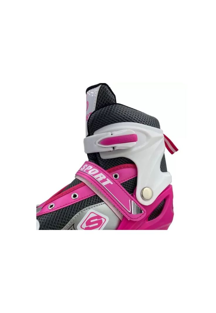 Patines Roller Línea Juveniles Ajustable Rosado L-2