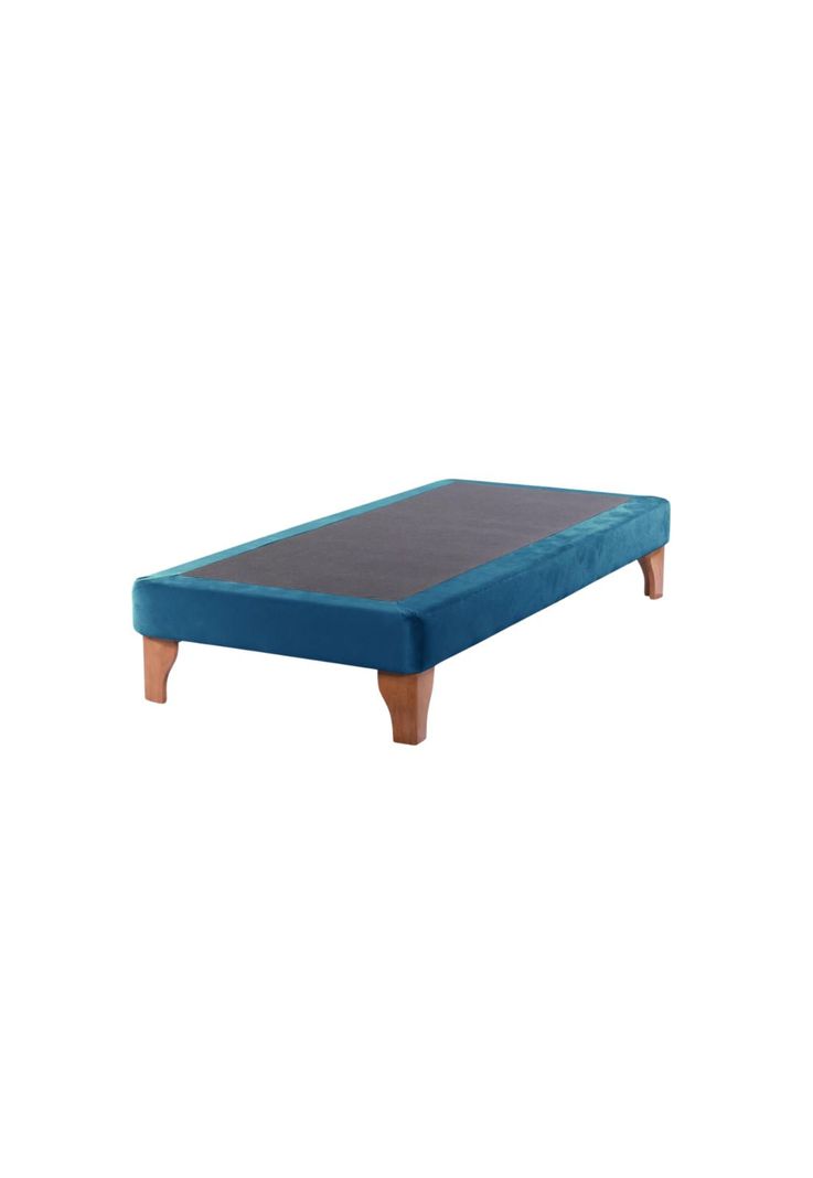 Base Cama Europea 1 Plaza 90x190 CM Azul-0
