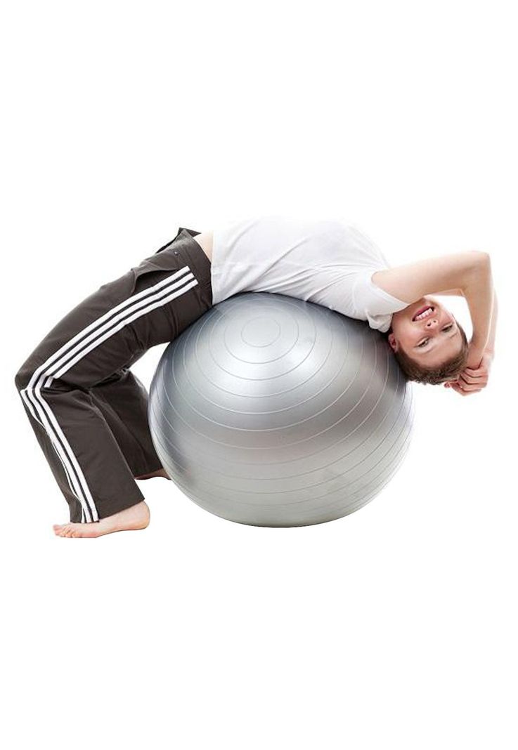 Pelota Yoga Deportes Pilates 60 CM Gris-4