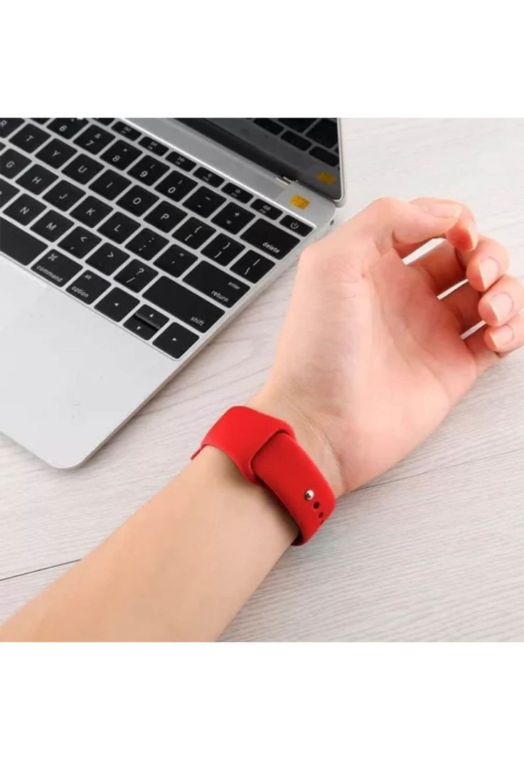 Correa Apple Watch Silicona Rojo M/L 42x44x45 MM-4