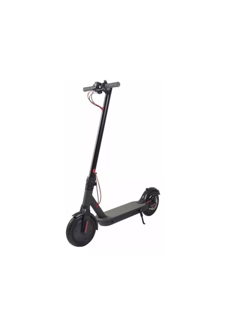 Scooter Eléctrico Pegable Luz Led Adulto 25 Km/H Negro-0
