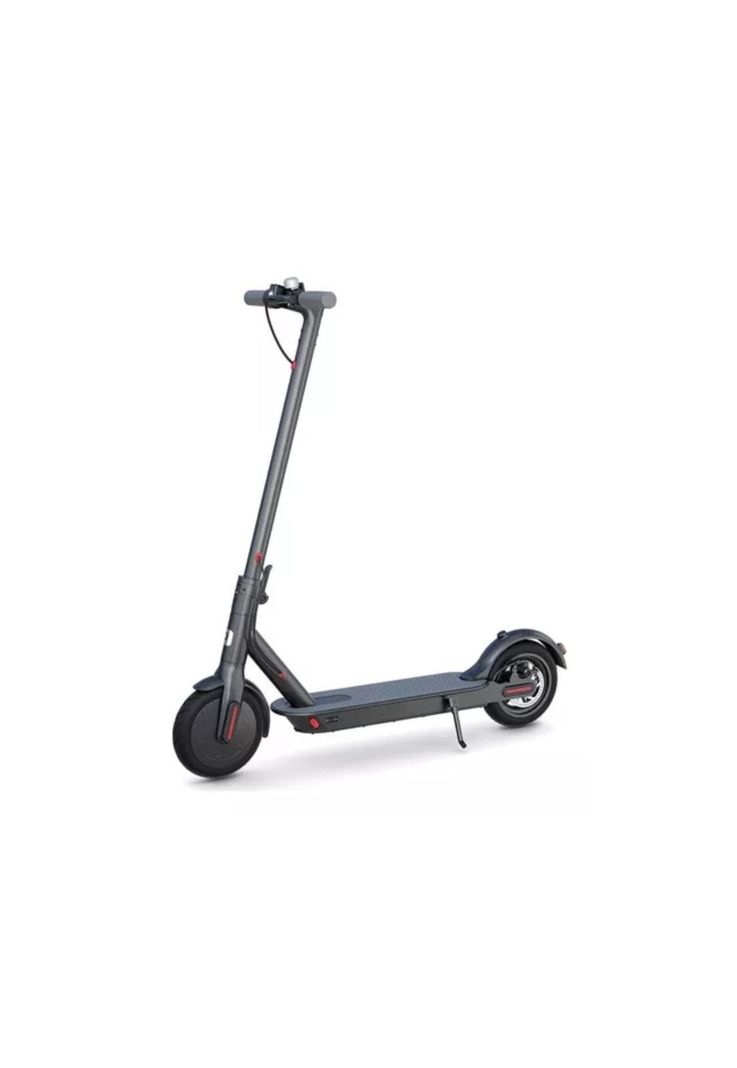 Scooter Eléctrico Pegable Luz Led Adulto 25 Km/H Negro-1