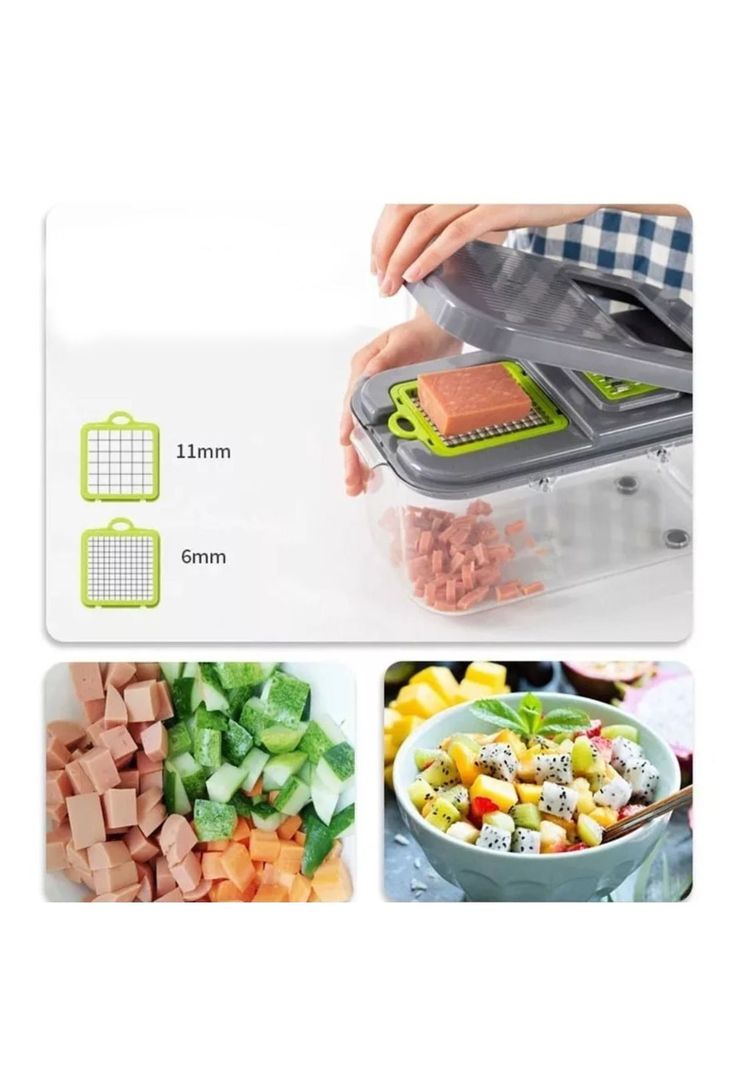 Picador Cortador Rayador Verduras Frutas 22 en 1-5