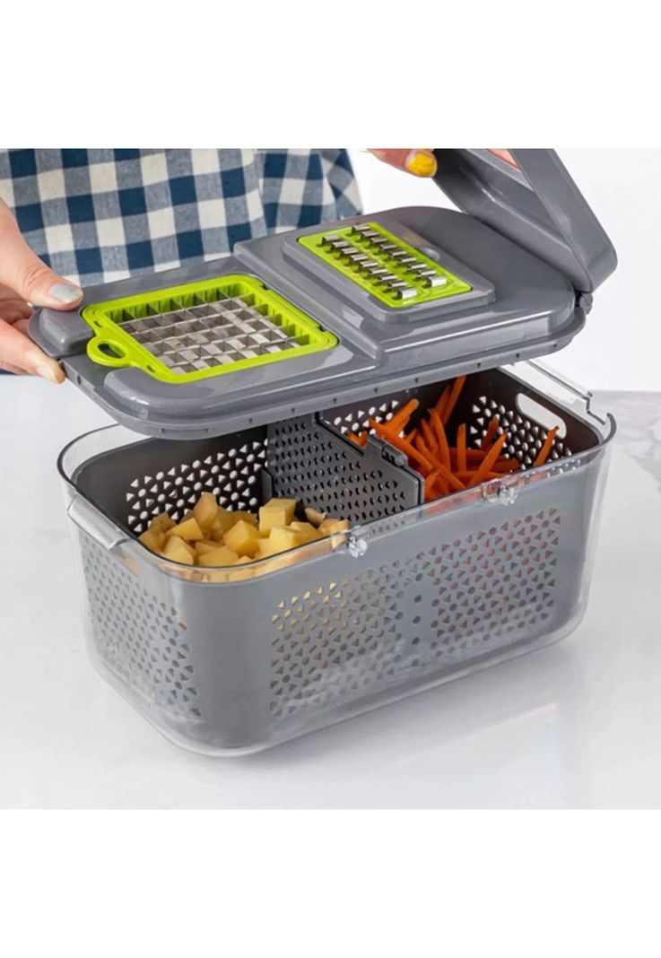 Picador Cortador Rayador Verduras Frutas 22 en 1-6