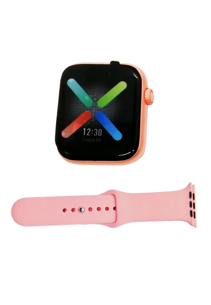 Reloj Inteligente W8 Smartwatch Bluetooth Rosado-1
