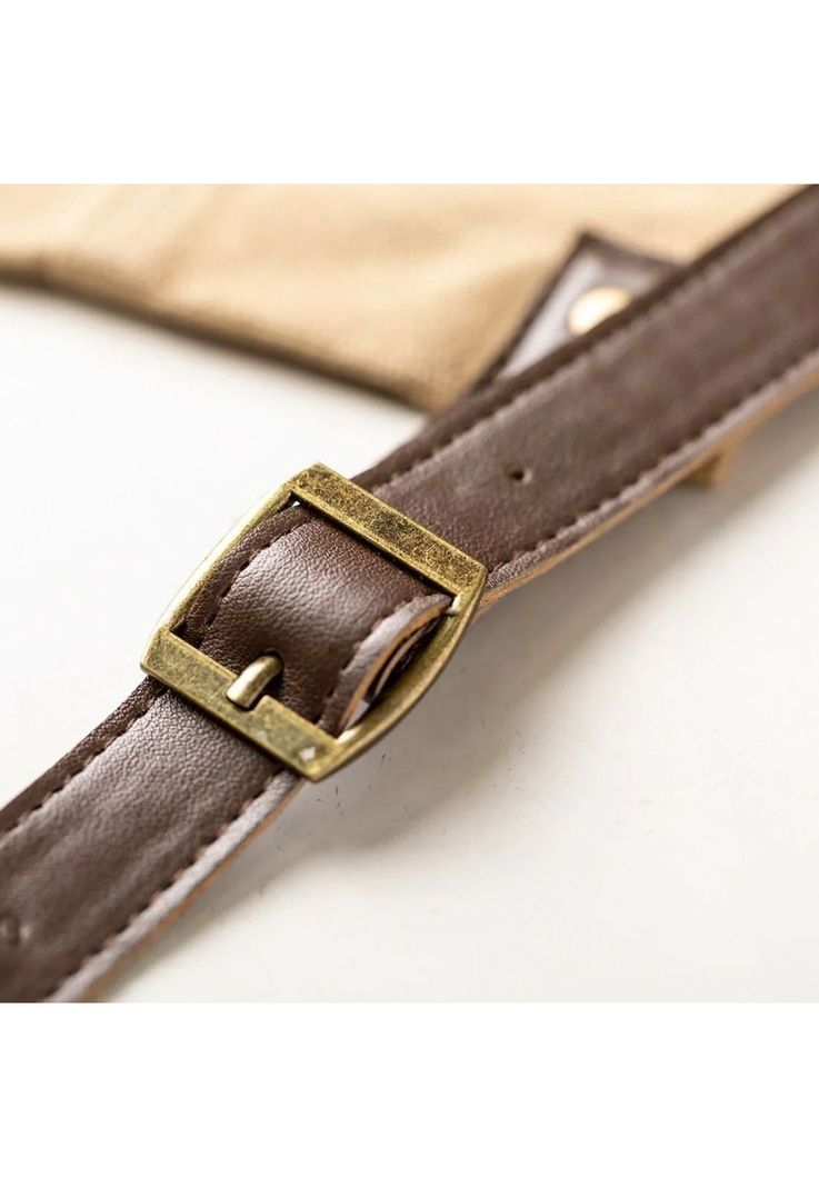 Delantal Pechera 100% Algodón Vurcex Khaki-3