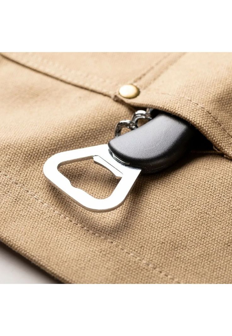 Delantal Pechera 100% Algodón Vurcex Khaki-5