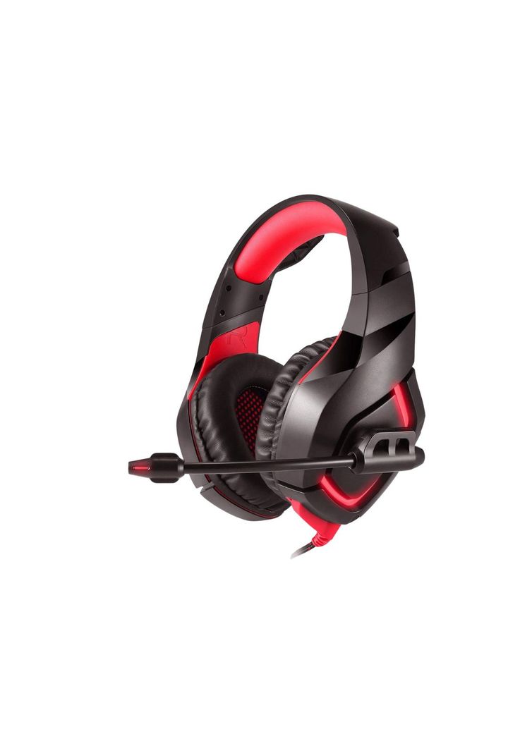 Audífonos Gamer Alámbrico PS4 Xbox Switch PC Gaming Red-0