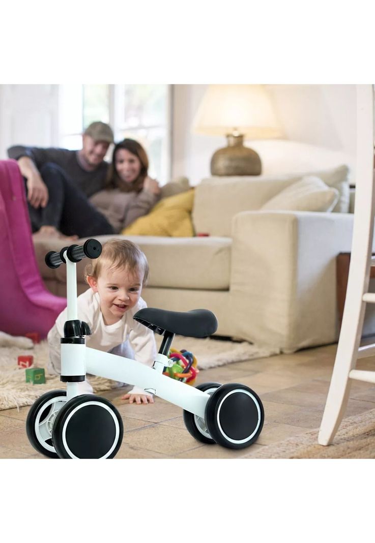 Mini Triciclo Equilibrio Aprendizaje Infantil Blanco-4