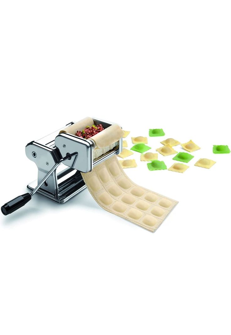 Máquina Pasta Ravioli Manivela 21x20x15 CM-3