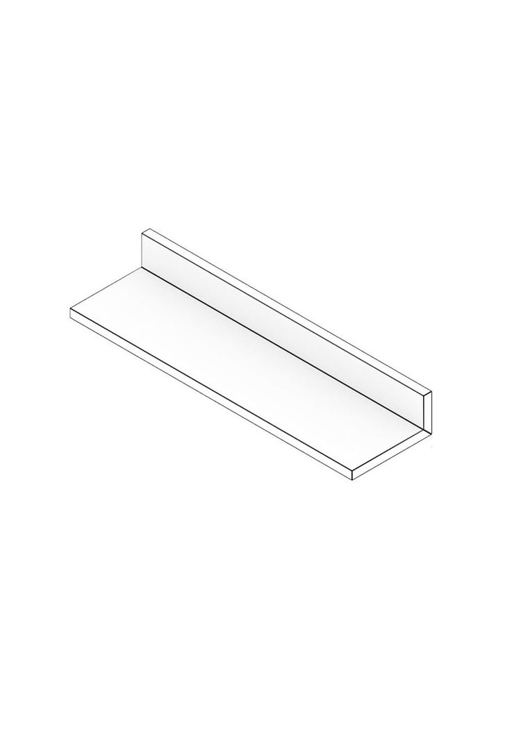 Set 4 Repisas Flotantes Rectas Soporte Café Claro 2x 40 CM - 2x 60 CM-3