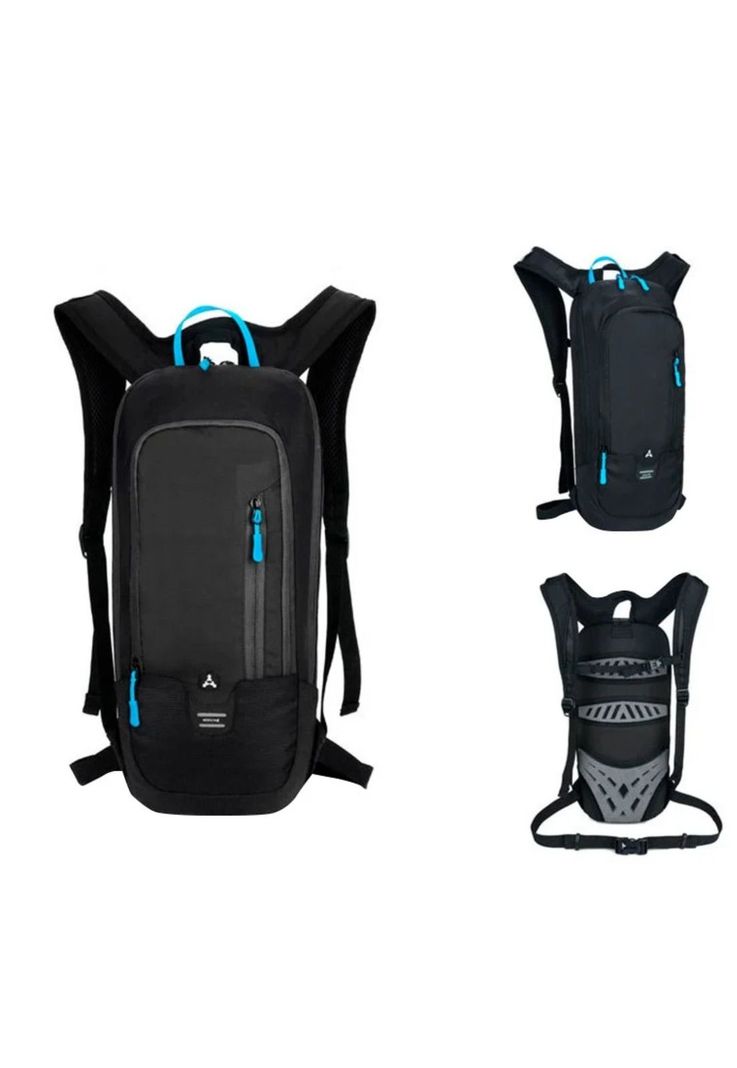 Mochila Hidratación Deportes Trecking Ciclista 2 LT Negro-1